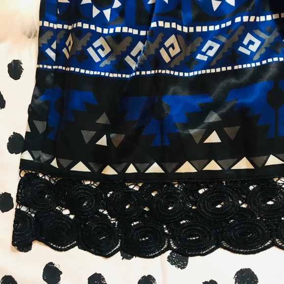 NICOLE MILLER A-Line Swing Satin Party Skirt sz 12 - Picture 3 of 8